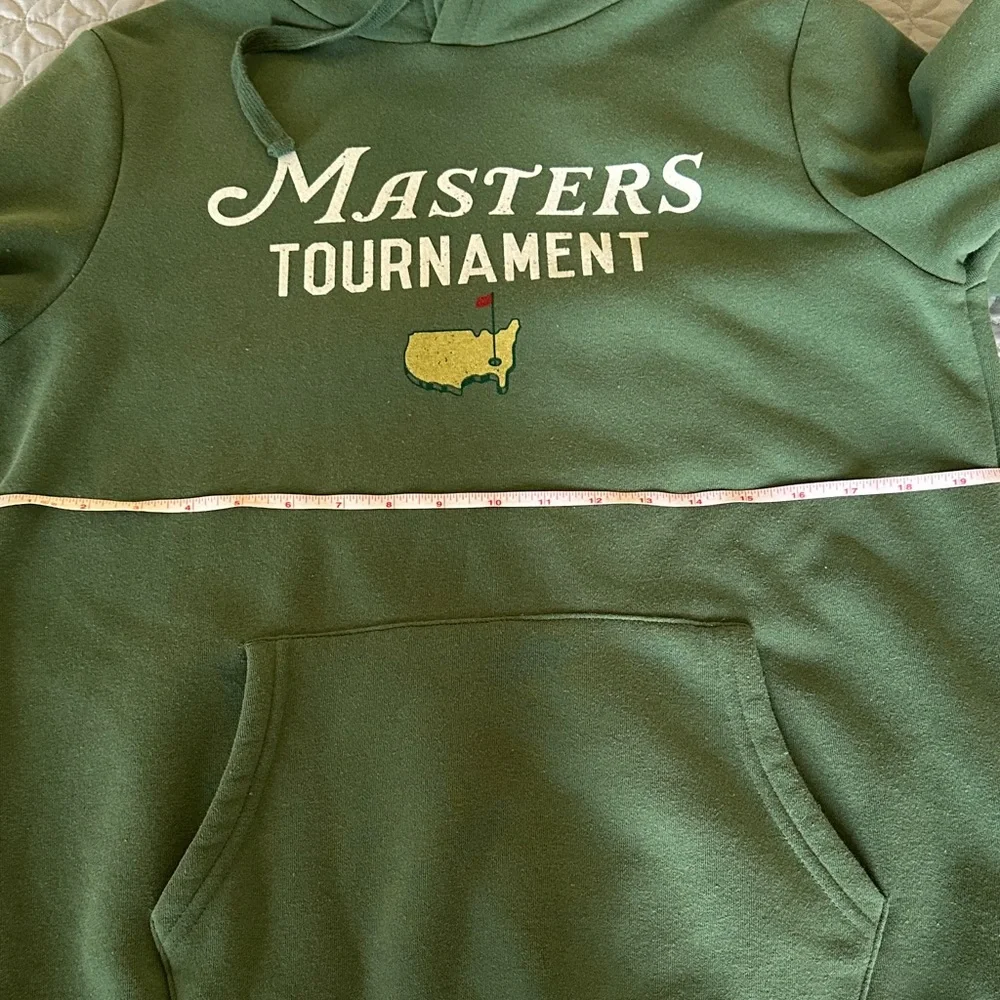 Masters Green Hoodie Sweatshirt with Tournament Logo - Picture 10 of 11